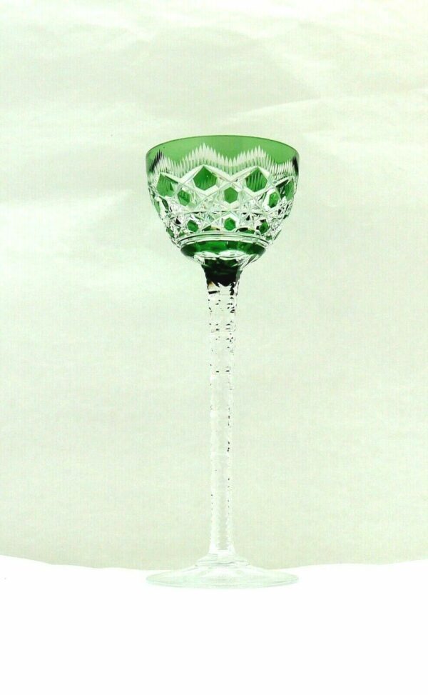 verre à liqueur cristal doublé Val Saint Lambert 13cm – Image 7