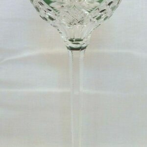 verre cristal doublé vert VAL SAINT LAMBERT et taillé