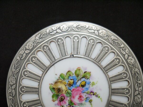 Boîte en porcelaine et argent 925 – Image 9
