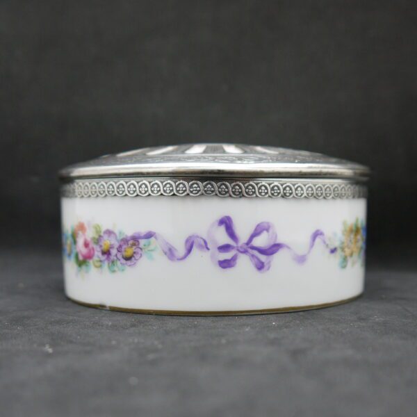 Boîte en porcelaine et argent 925 – Image 2