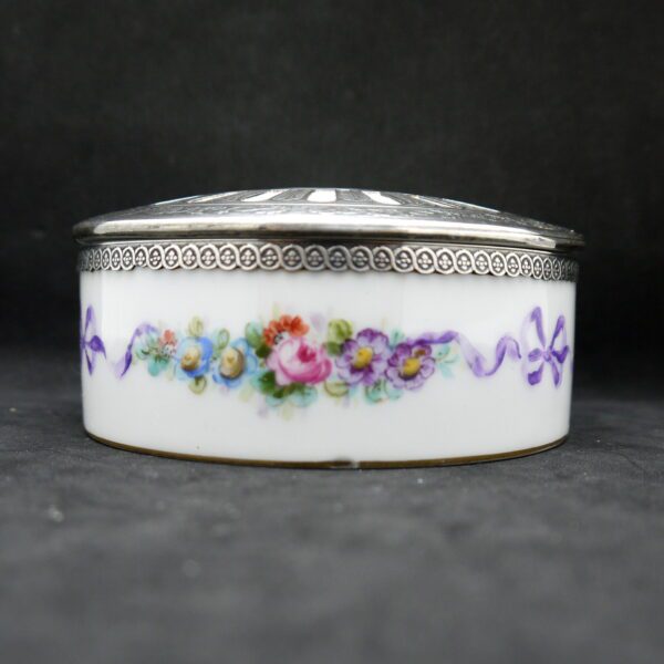 Boîte en porcelaine et argent 925 – Image 3