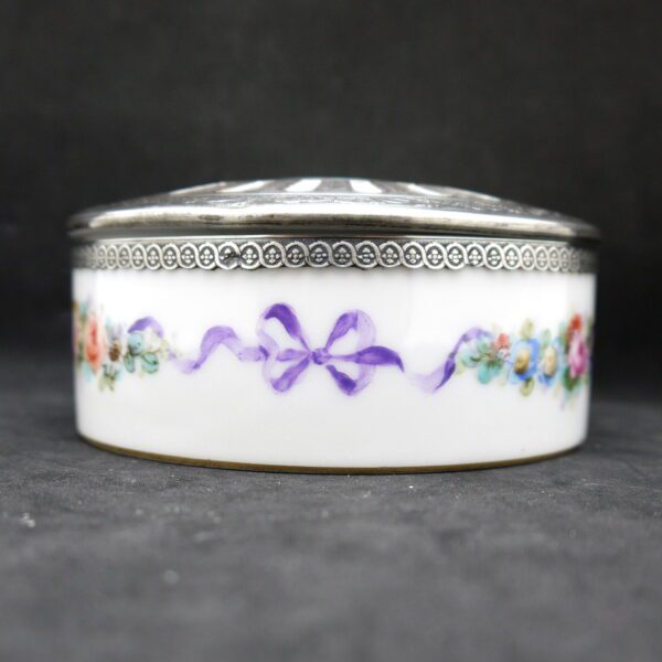 Boîte en porcelaine et argent 925 – Image 4