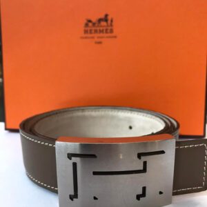 Ceinture Hermès cuir havane