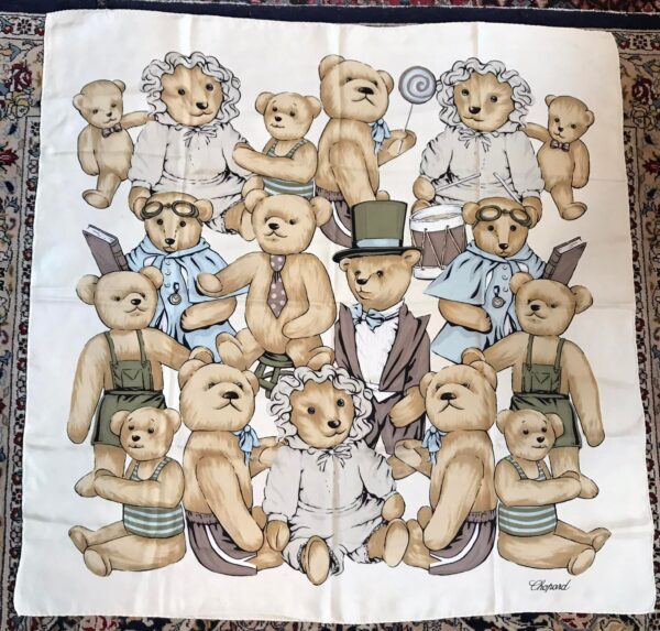 CHOPARD foulard en soie Teddy Bear