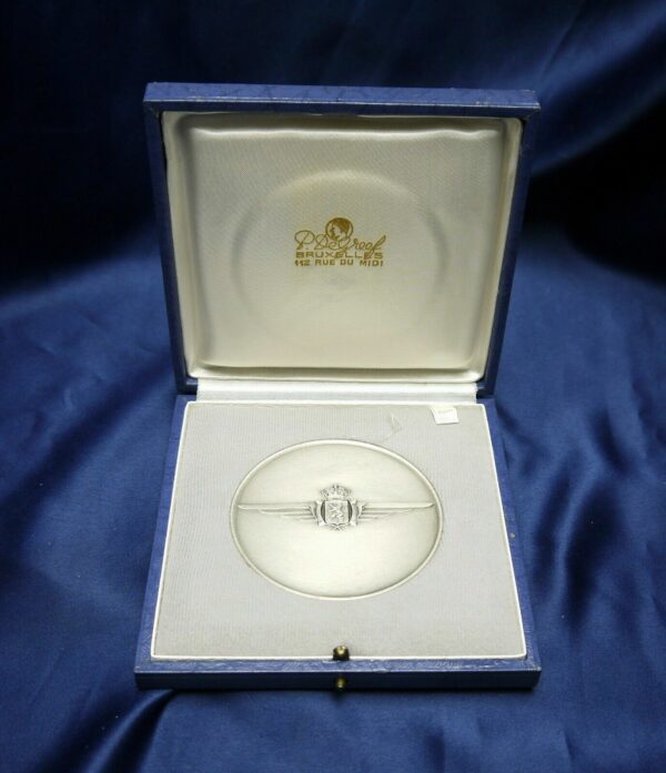 Médaille bronze argenté dans coffret -  aéronautique – Image 4