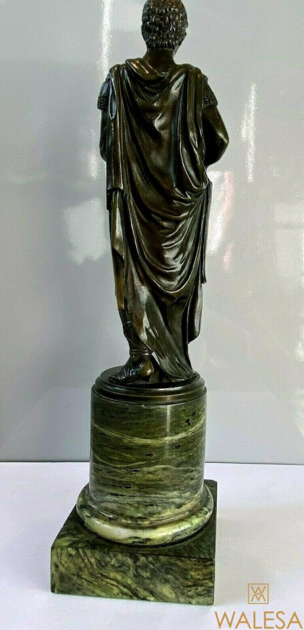 Sculpture en bronze Empereur Romain – Image 2