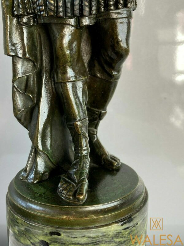 Sculpture en bronze Empereur Romain – Image 4