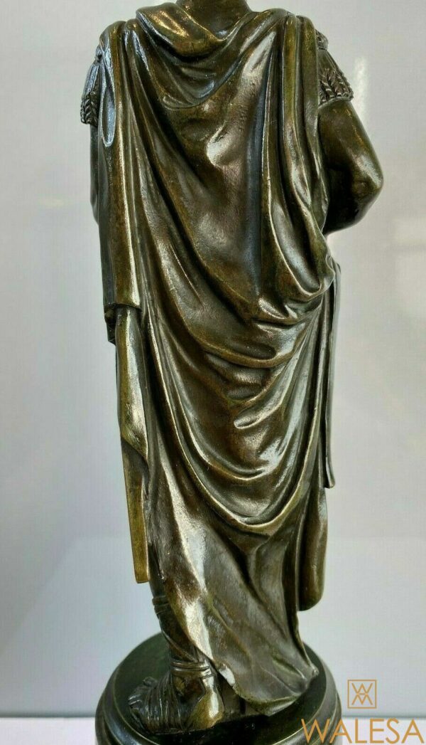 Sculpture en bronze Empereur Romain – Image 5