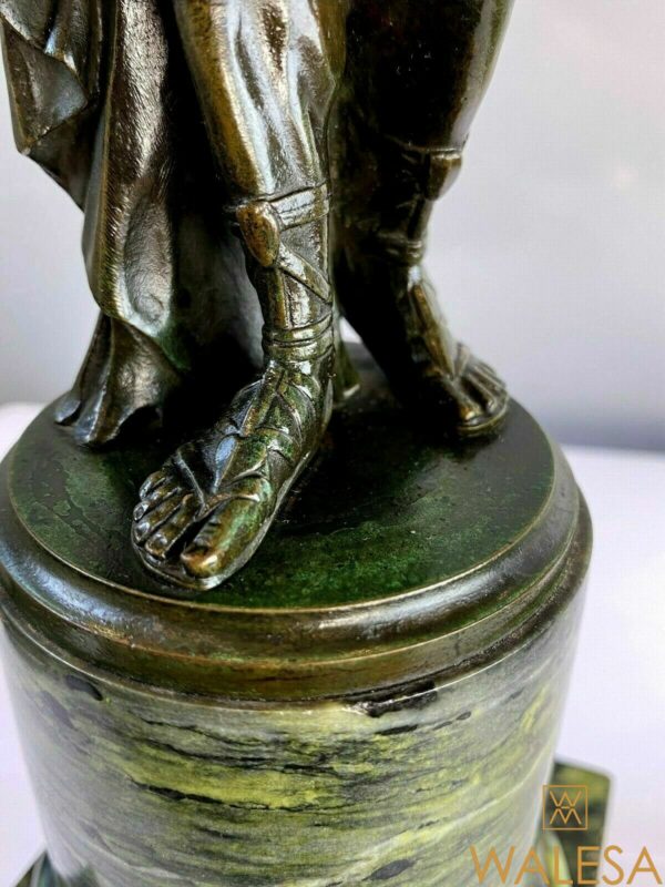 Sculpture en bronze Empereur Romain – Image 6