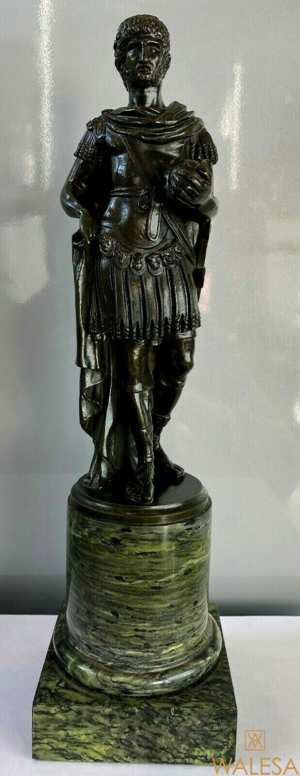Sculpture en bronze Empereur Romain – Image 7