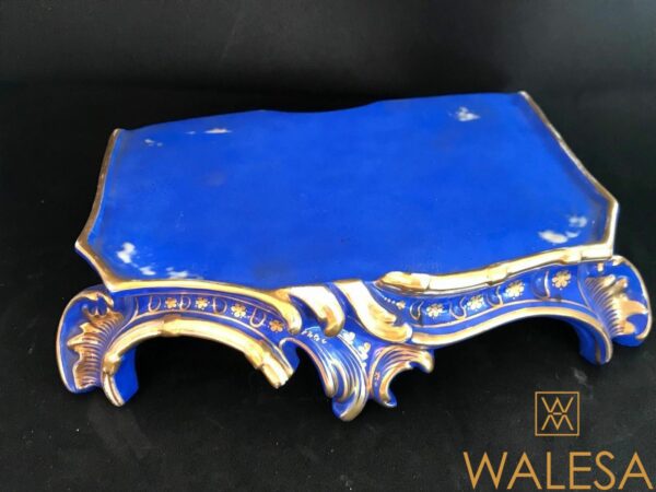 Pendule avec console porcelaine de Paris XIXe Jacob Petit – Image 10