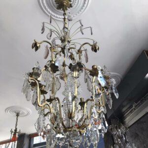 Lustre cage de style Louis XV