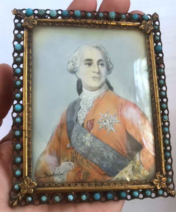 Miniature portrait Louis XVI – Image 2