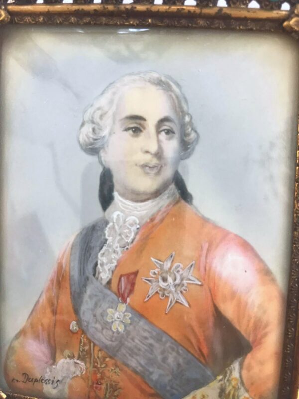 Miniature portrait Louis XVI – Image 3