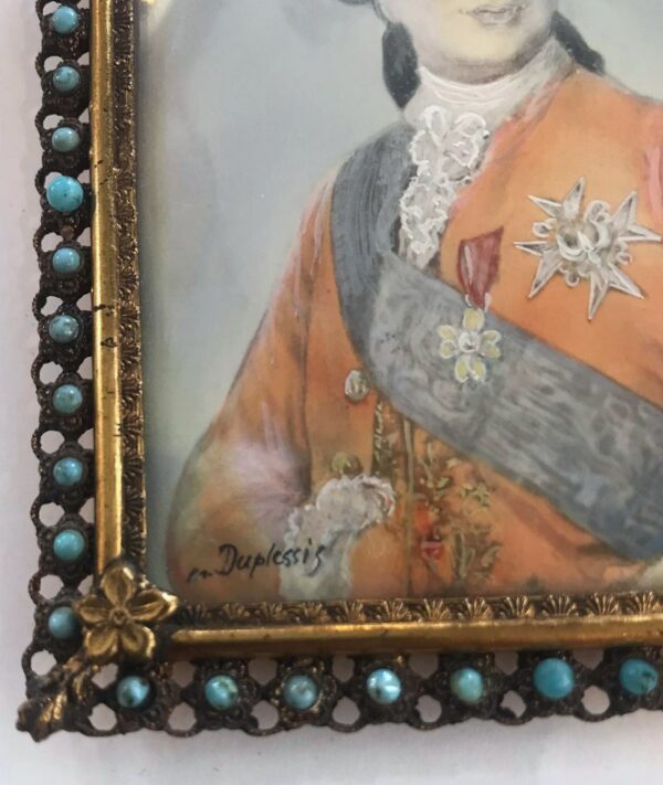 Miniature portrait Louis XVI – Image 4