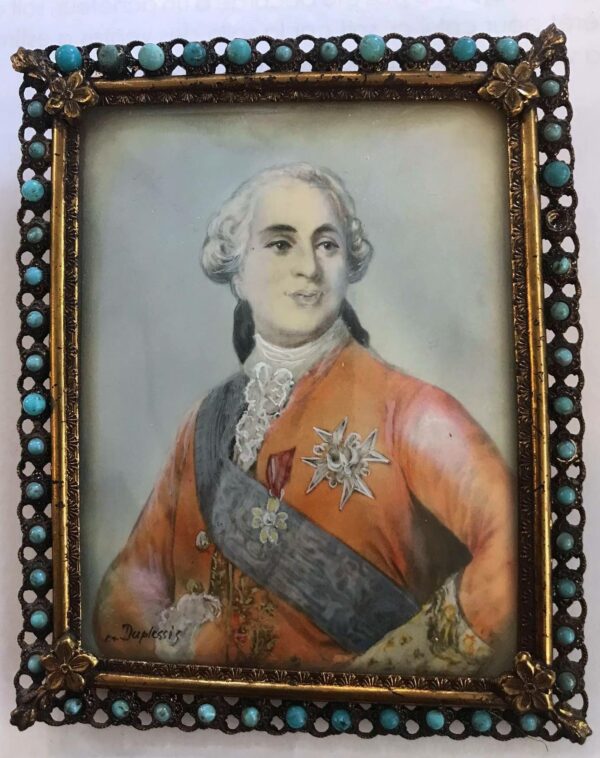 Miniature portrait Louis XVI