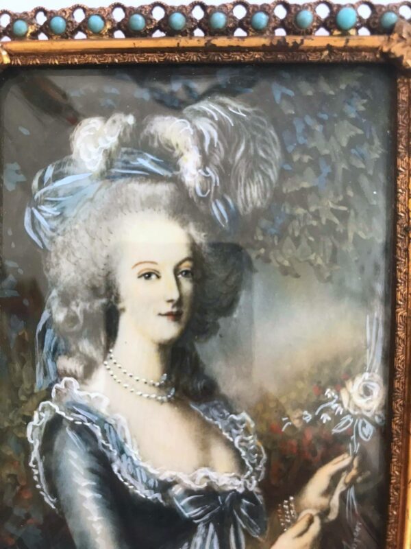 Miniature portrait Marie-Antoinette – Image 4