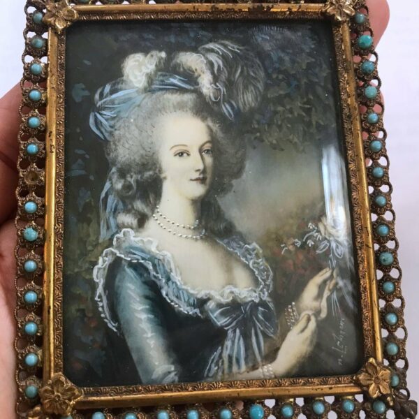 Miniature portrait Marie-Antoinette – Image 2