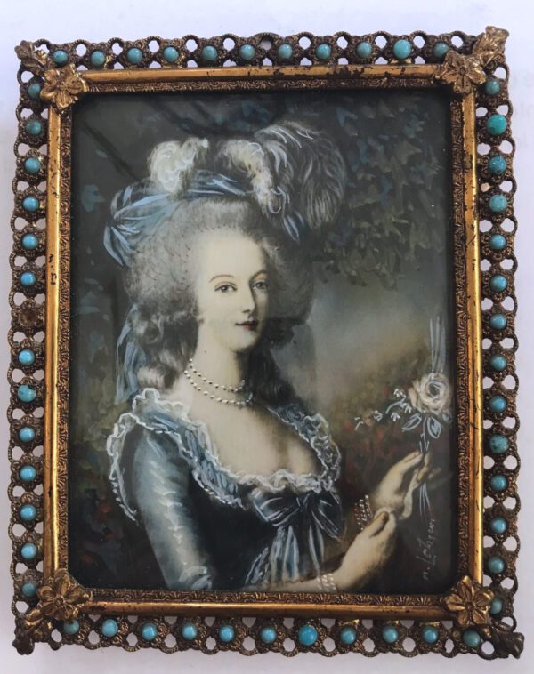 Miniature portrait Marie-Antoinette