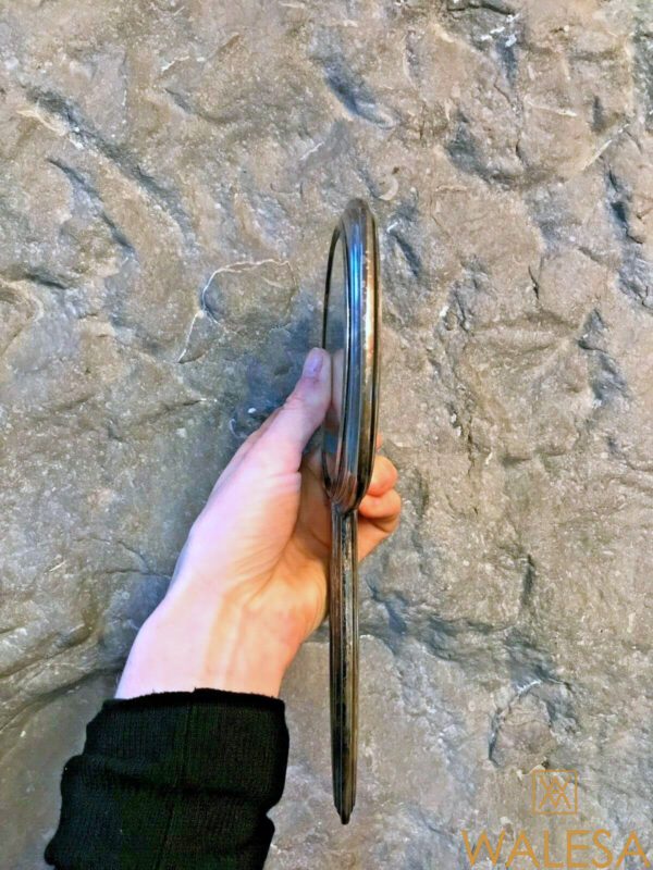 Miroir à main en argent massif ART DECO – Image 5