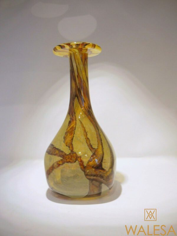 Vase en verre soufflé signé MDINA Michael Harris – Image 2