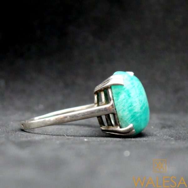 Bague argent et aventurine verte – Image 3