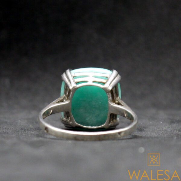 Bague argent et aventurine verte – Image 4
