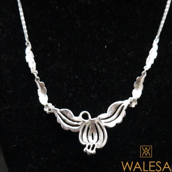 Collier argent marcassites et zircons – Image 3