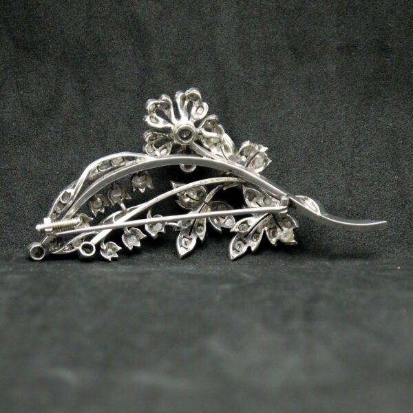 Broche platine et diamants – Image 4