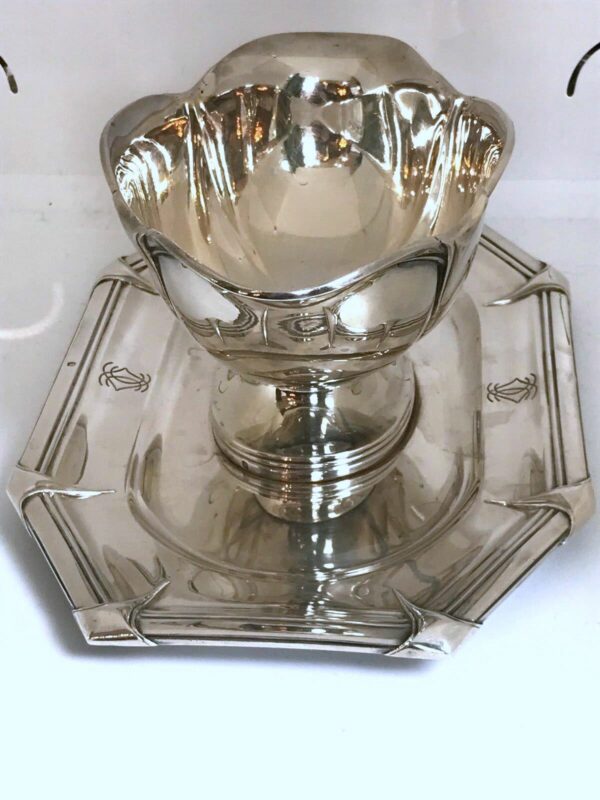 Saucière en argent massif FRANCE XIXe – Image 6
