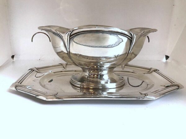 Saucière en argent massif FRANCE XIXe – Image 4