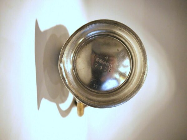 Cafetière métal argenté manche en corne – Image 7