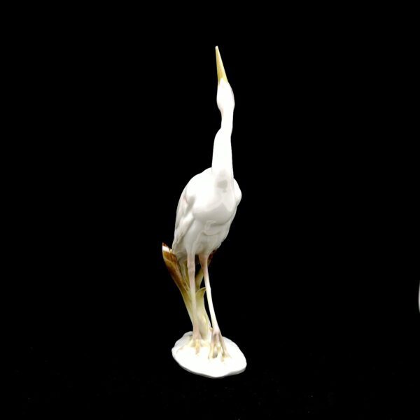 Heron en porcelaine polychrome Hutschenreuther – Image 3