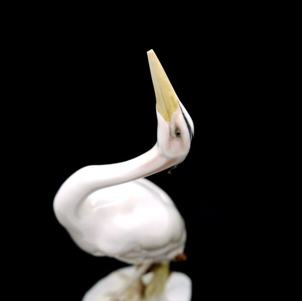 Heron en porcelaine polychrome Hutschenreuther – Image 6