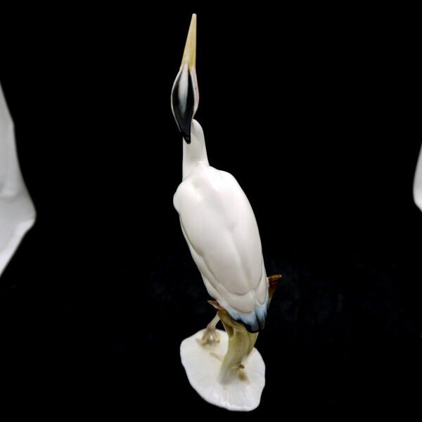 Heron en porcelaine polychrome Hutschenreuther – Image 7