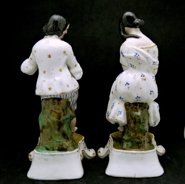 Porcelaine de Paris XIXème - Couple – Image 4