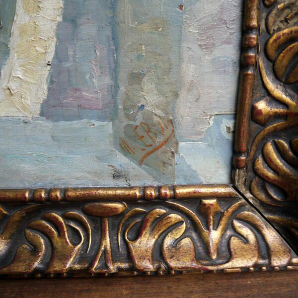 Huile sur panneau signée E.Billy – Image 4