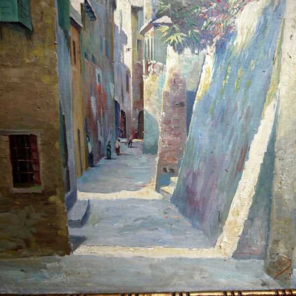 Huile sur panneau signée E.Billy – Image 3