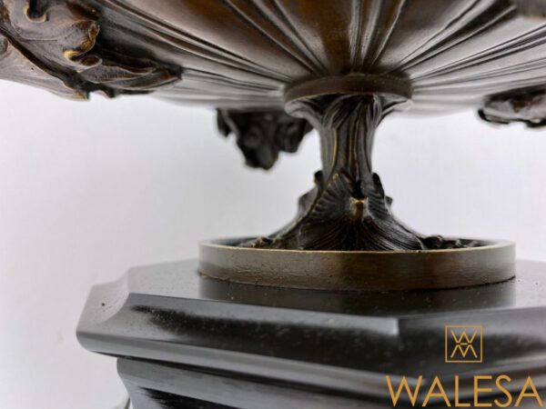 Cassolette bronze et marbre Napoléon III – Image 5