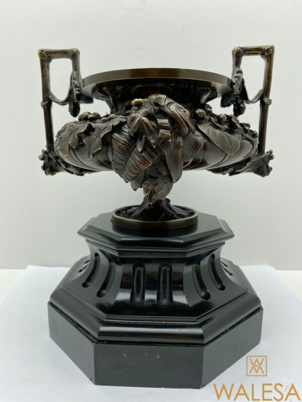 Cassolette bronze et marbre Napoléon III – Image 2