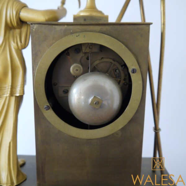 Pendule Empire Bronze doré "Cérès" – Image 9