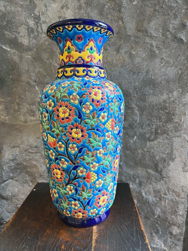 LONGWY Grand vase Emaux Cloisonnés – Image 4