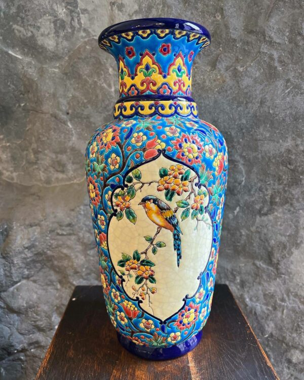 LONGWY Grand vase Emaux Cloisonnés – Image 2