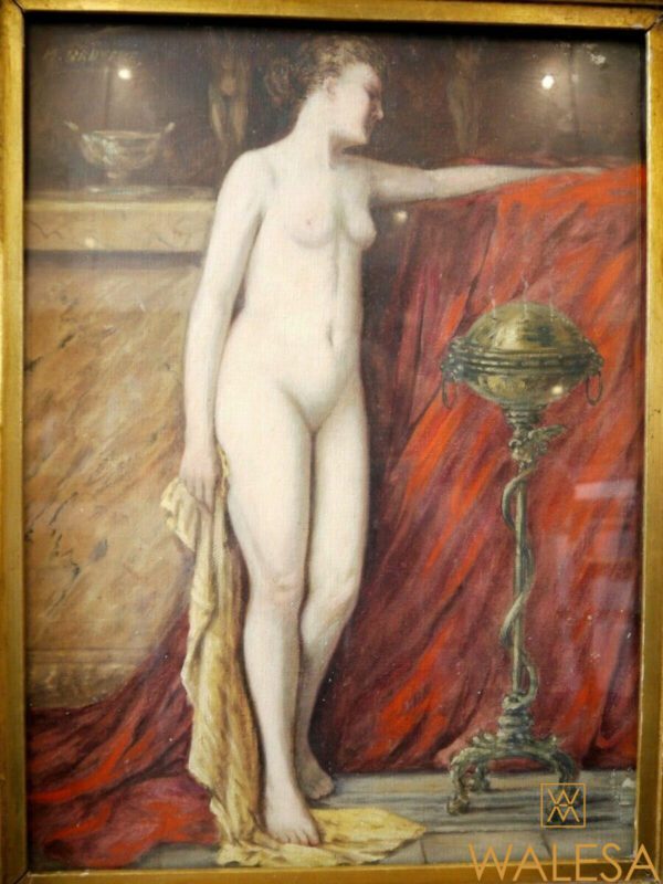 BRUYERE M. Huile sur toile Nu féminin – Image 2