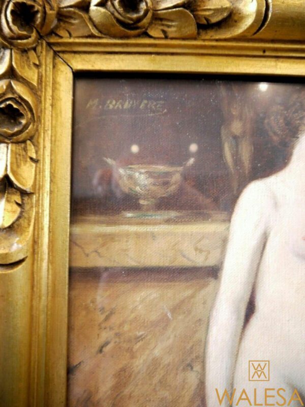 BRUYERE M. Huile sur toile Nu féminin – Image 3