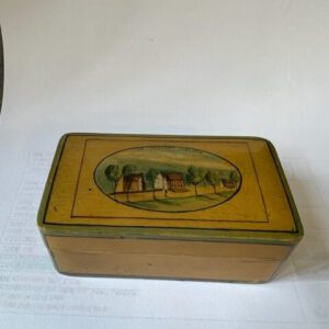 coffret bois de Spa- Jolité de Spa - boîte à timbres Spa