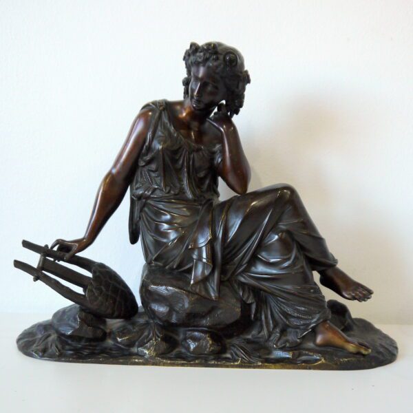 Bronze Jeune femme à la Lyre – Image 2