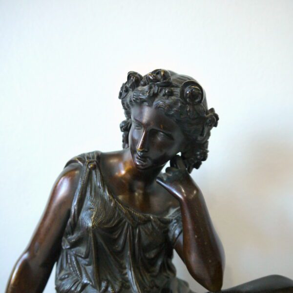 Bronze Jeune femme à la Lyre – Image 3