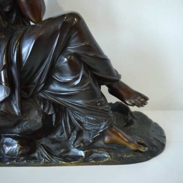 Bronze Jeune femme à la Lyre – Image 5