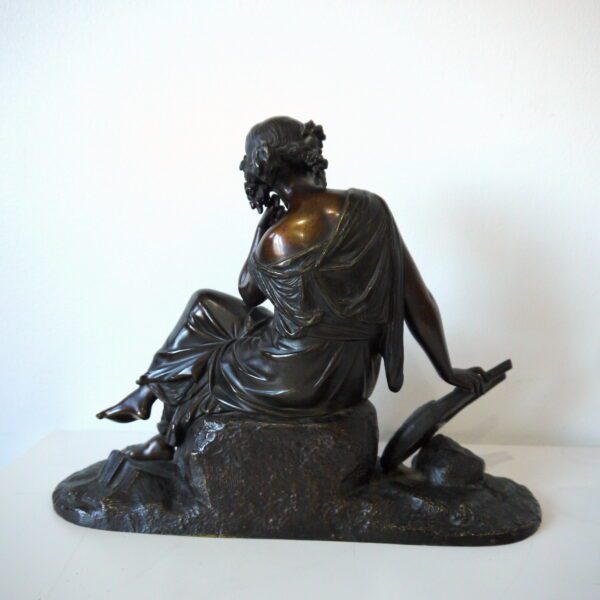 Bronze Jeune femme à la Lyre – Image 6